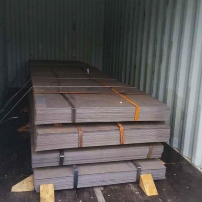 Chapa de aço laminada a quente, simples ou oleada Ss400 Q235B, de espessura 0,7 mm a 300 mm