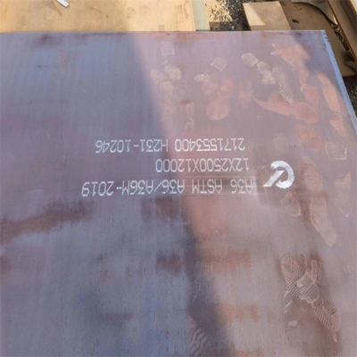 Chapa de aço laminada a quente, simples ou oleada Ss400 Q235B, de espessura 0,7 mm a 300 mm