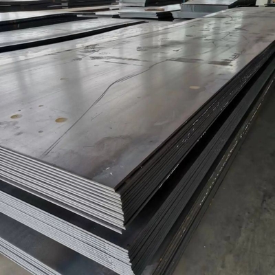 Chapa de aço laminada a quente, simples ou oleada Ss400 Q235B, de espessura 0,7 mm a 300 mm