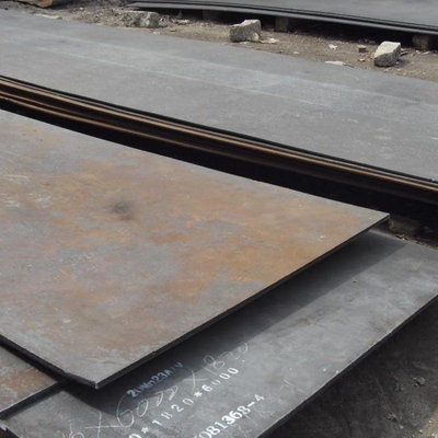 Chapa de aço laminada a quente, simples ou oleada Ss400 Q235B, de espessura 0,7 mm a 300 mm