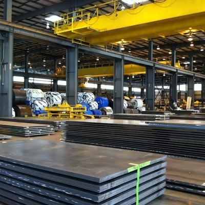 HRC Mild Ms Ferro Preto A36 Ss400 Q235 Q355 Q345ms S275jr Placas laminadas a quente de aço de baixa emissão de carbono