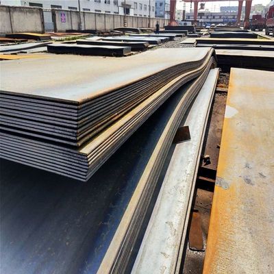2000-6000 mm ou comprimento personalizado A36/S235jr/S275jr/S355jr/Q235/Q355 Chapa de aço laminada a quente