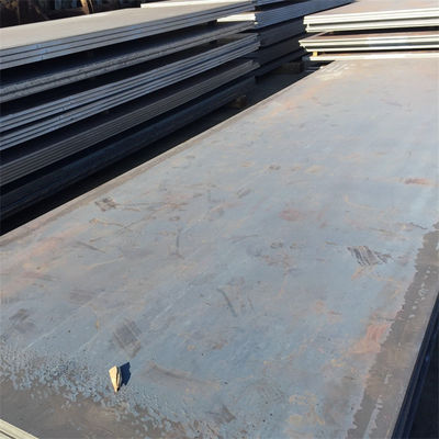 Grau S235jr Q235 Q345 Ms Chapa de aço preta