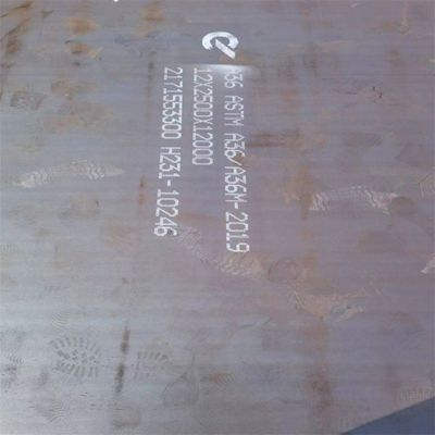 Folha de aço/placa de caldeira de superfície de borracha, explodida e borrifada ASTM A283 A285 Gr. C SA516 Gr60 Gr70