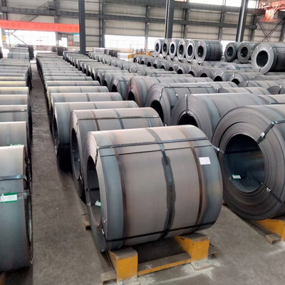 Ms Ferro de aço carbono Ferro de metal SPHC Ss400 rolos de aço laminados a quente Q235 Q345 aço suave HRC Hr