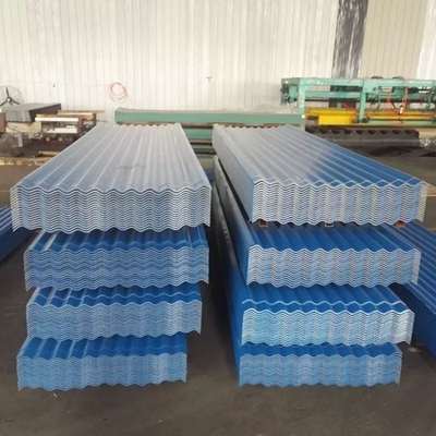 DX51D SGCC Grau 0,12-0,85mm PPGI/PPGL/Gi Chapa corrugada 30-150g Painel de telhado galvanizado por imersão a quente Chapas de telhado revestidas de aço