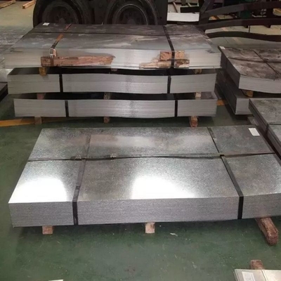 12 14 16 18 20 22 24 26 28 Espessura de calibre Gi Chapa de metal simples Chapa de aço galvanizado