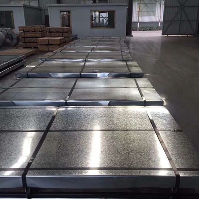 Largura personalizada Dx51d Dx52D Dx53D Dx54D Dx55D SPCC SGCC Secc Z275 Chapa de metal galvanizado de zinco Chapas de chapas de aço galvanizadas a quente