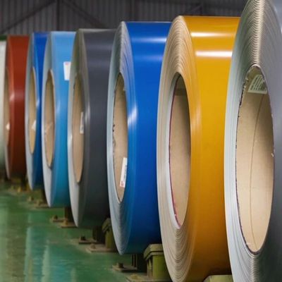 508/610mm bobina Diâmetro interno PPGL Chapa de telhado de metal galvanizado revestido de cor
