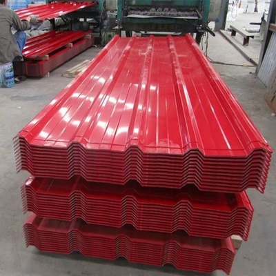 600-2000mm Dx51d Dx52D SGCC Chapa de telhado de aço galvanizado galvanizado