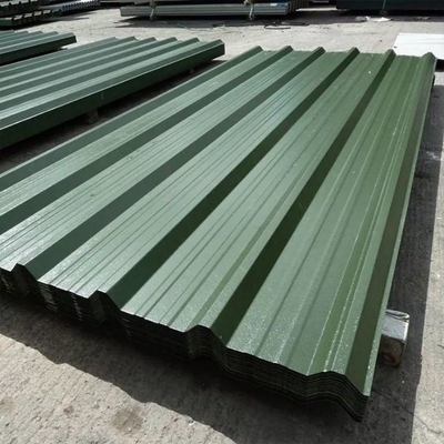 600-2000mm Dx51d Dx52D SGCC Chapa de telhado de aço galvanizado galvanizado