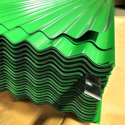 Edifício Galvanizado Chapa de aço pré-pintada com largura 700-1000 ou superfície personalizada