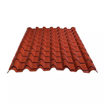 Folha de telhado de metal galvanizado corrugado de alta resistência com opção de personalização