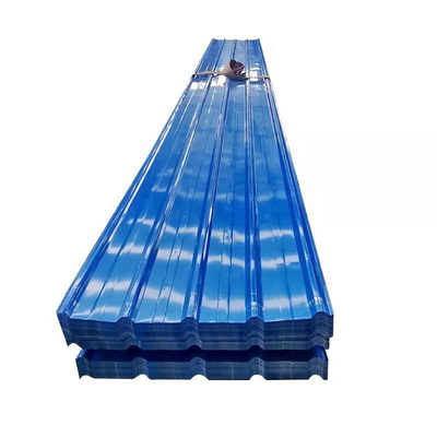 Folha de telhado de metal galvanizado corrugado de alta resistência com opção de personalização