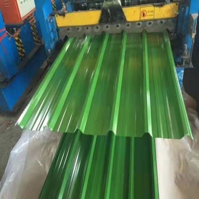 Técnica de galvanização Dx51d Chapa de telhado de aço corrugado PPGI/PPGL pré-pintada laminada a frio