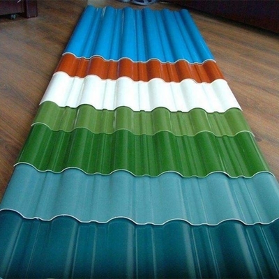 Técnica de galvanização Dx51d Chapa de telhado de aço corrugado PPGI/PPGL pré-pintada laminada a frio