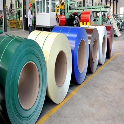 Slit Edge PPGI/PPGL Coil de chapa de aço revestida para construção 0.1mm-1.5mm*12.7mm-1500mm