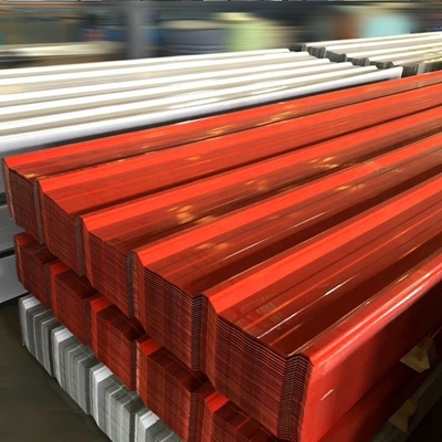 Certificação IBR PPGI Folha de telhado corrugada pré-pintada para material de construção de aço