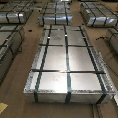 Acrescentado 0,1-0,0 mm Chapa de aço corrugado galvanizado comprimento 2000-120000 mm ou personalizado