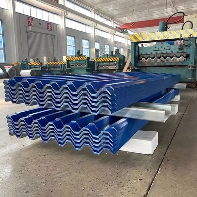 30-150g Painel de telhado de folha ondulada galvanizado a quente com técnica de galvanização