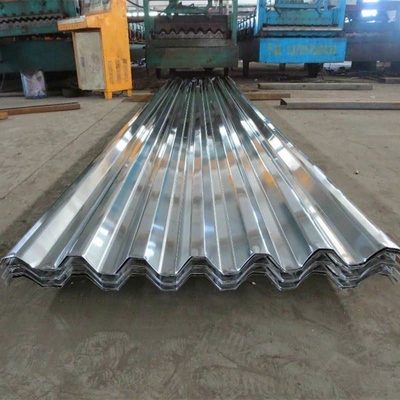 Chapa de telhado de aço galvanizado com revestimento de zinco de ferro 0,6 mm 0,8 mm 1,2 mm Z80 g Z100 g