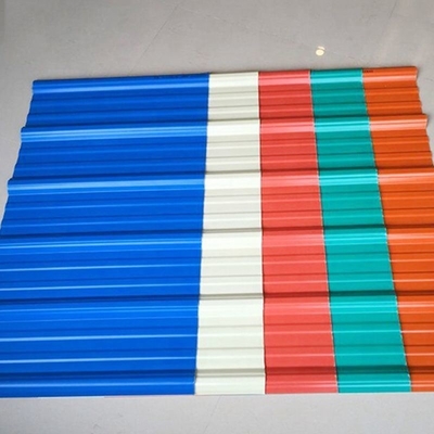 Chapa corrugada de chapa de aço 0,1-2,0 mm Espessura 30-275 g Painel de telhado galvanizado por imersão a quente