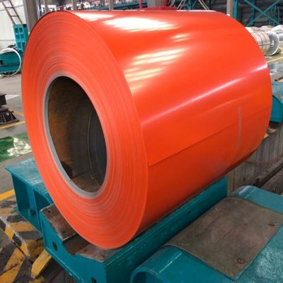 Q195 Q235B Bobina de aço galvanizado pré-pintada com superfície revestida de cor e borda de fenda
