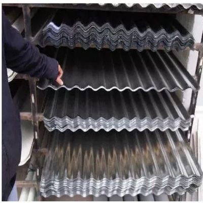 Chapa de telhado de aço corrugado de alumínio galvanizado com espessura de 0,1 mm a 1,2 mm