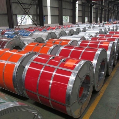 Coil de aço laminado a frio Dx51d pré-pintado PPGL/PPGI Coil/banda de aço galvanizado DIP a quente