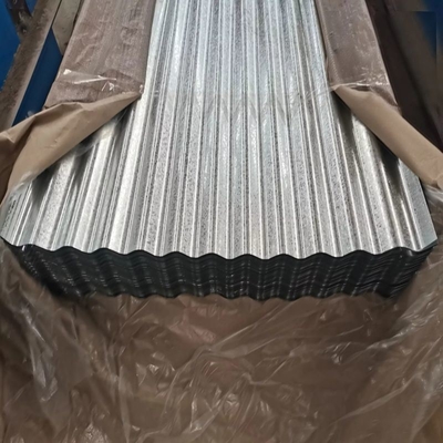 Painel de telhado de chapa de aço galvanizado corrugado com comprimento personalizado 2000-120000mm