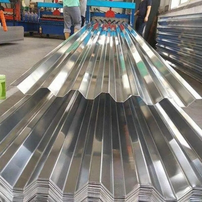 Chapa de aço galvanizado Dx52D revestida de cor Chapa de telhado ondulada revestida de pedra