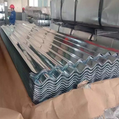 Estrutura resistente 610-1250 mm Chapa de aço galvanizado para material de construção
