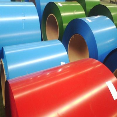 Superfície revestida de cor 0,12 mm-0,6 mm Supply Prime Prepainted Steel Coil Roll PPGL PPGI Coil
