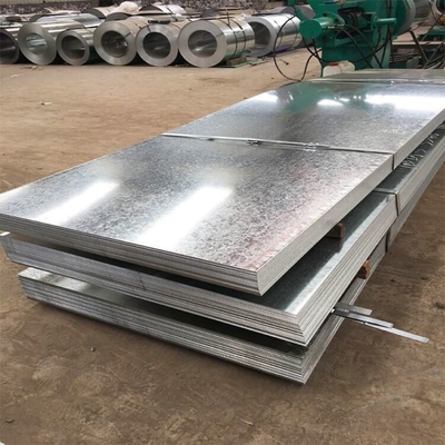 Chapa de telhado de ferro de zinco Dx51d Z275 Chapa de aço galvanizado Dx53D Z150