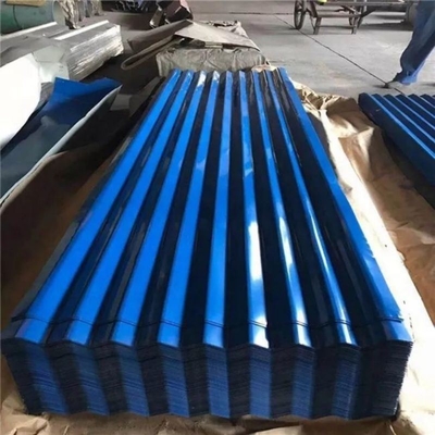 Pre-cobertura S235jr/S355jr/Ss400/St37 Chapa galvanizada para telhado de chapa metálica Chapa de aço ondulado
