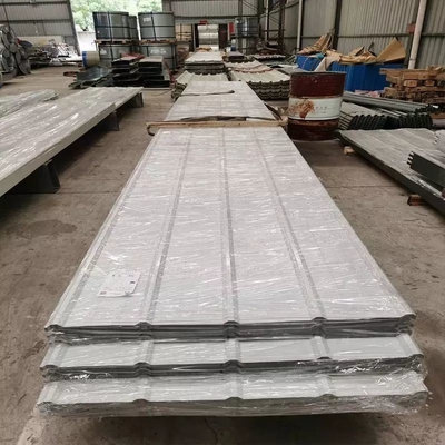 Chapa de telhado micro corrugada de aço galvanizado de 950 mm de largura para durabilidade