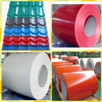 3.0-6.0T Faixa de peso da bobina Folhas PPGI coloridas PPGL para decoração exterior de edifícios