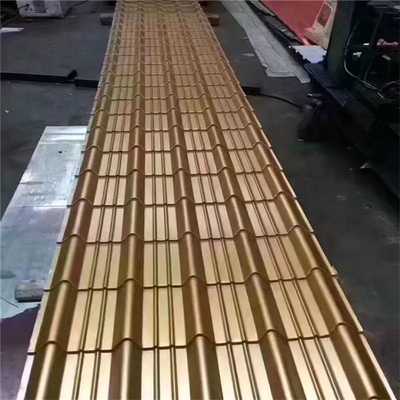 Folha de aço galvanizado de telhado corrugado de cor Folha de telhado galvanizado de zinco PPGI Telhado metálico