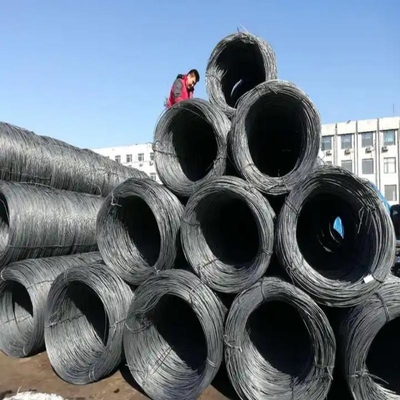 Rodas de arame de aço carbono de superfície preta para embalagens de galvanização a quente
