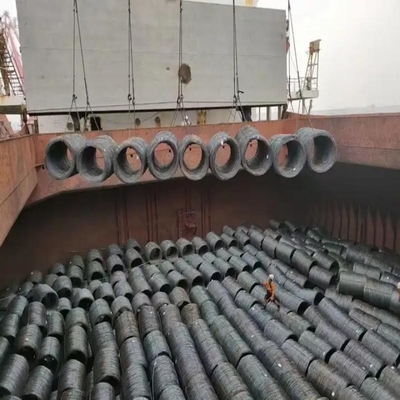 Rodas de arame de aço carbono de superfície preta para embalagens de galvanização a quente