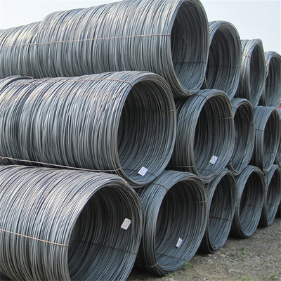 SAE1006/Q195 Rodas de arame laminado a quente com baixo teor de carbono 5,5 mm/6,5 mm Óleo de fosfato/galvanizado/revestimento