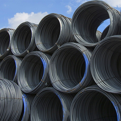 SAE1006/Q195 Rodas de arame laminado a quente com baixo teor de carbono 5,5 mm/6,5 mm Óleo de fosfato/galvanizado/revestimento