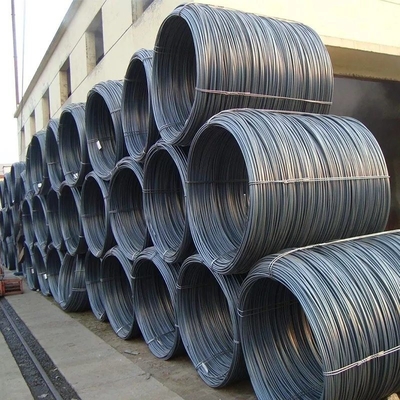Rolamento a quente Q195 SAE1008 Rodas de arame de aço de alto carbono 5,5 mm 6,5 mm com certificação CE