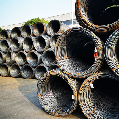 ASTM Standard SAE 1006 Rod de arame de aço carbono 5,5 mm-12 mm Rod de arame laminado a quente Q195/Q235