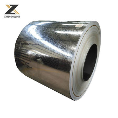 Borda de fenda Dx51d Dx52D Dx53D Folha de aço galvanizado DIP quente em bobina certificada RoHS