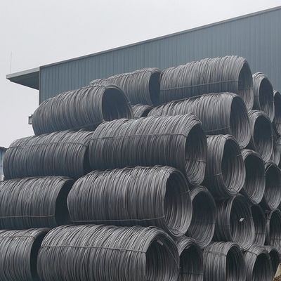 SAE1008 SAE1006 Q195 Q235 5,5 mm-12 mm Rodas de arame de aço de baixo carbono para materiais de construção