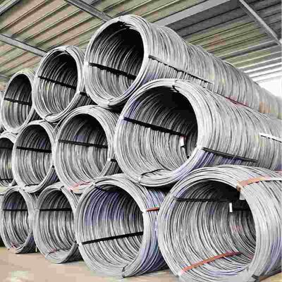 Rodas de arame de aço com baixo teor de carbono para materiais de construção Q195 5.5mm 6.5mm 8mm