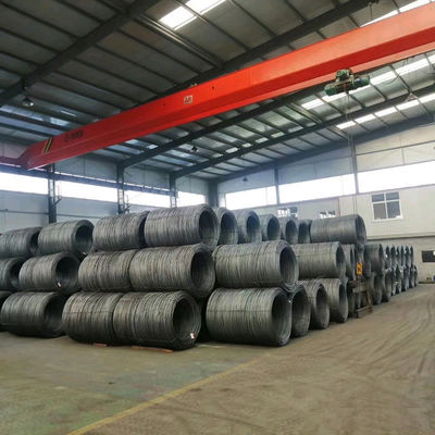 Fios laminados a quente não ligados 5,5 mm 6,5 mm Rodas de arame de aço carbono de alta resistência