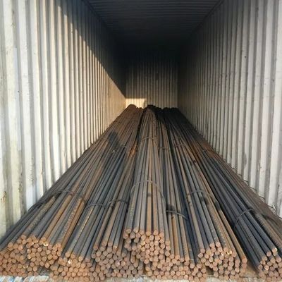 HRB 400 HRB 355 HRB 600 Rebar de aço com nervuras quentes com padrão GB DIN ASTM JIS En GOST