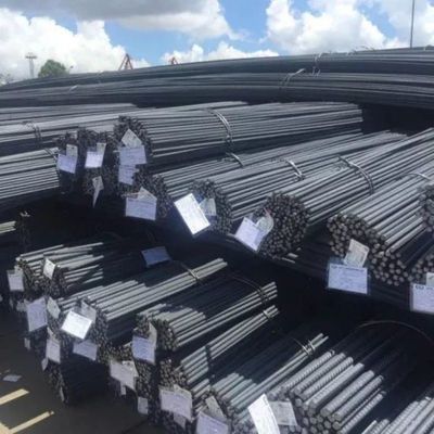 HRB500 HRB400 Hrb300 10mm/12mm/16mm Rebar de aço laminado a quente para construção personalizável